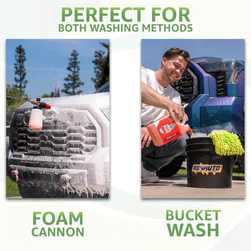 Rev Auto Vinyl Wrapped Car Wash Kit - Includes 16oz Wrap Guard & 64oz Wrap Shampoo - Cleans, Protects & Maximizes Life of All Vinyl Finishes Including Gloss, Matte, Satin & Chrome - Image 3